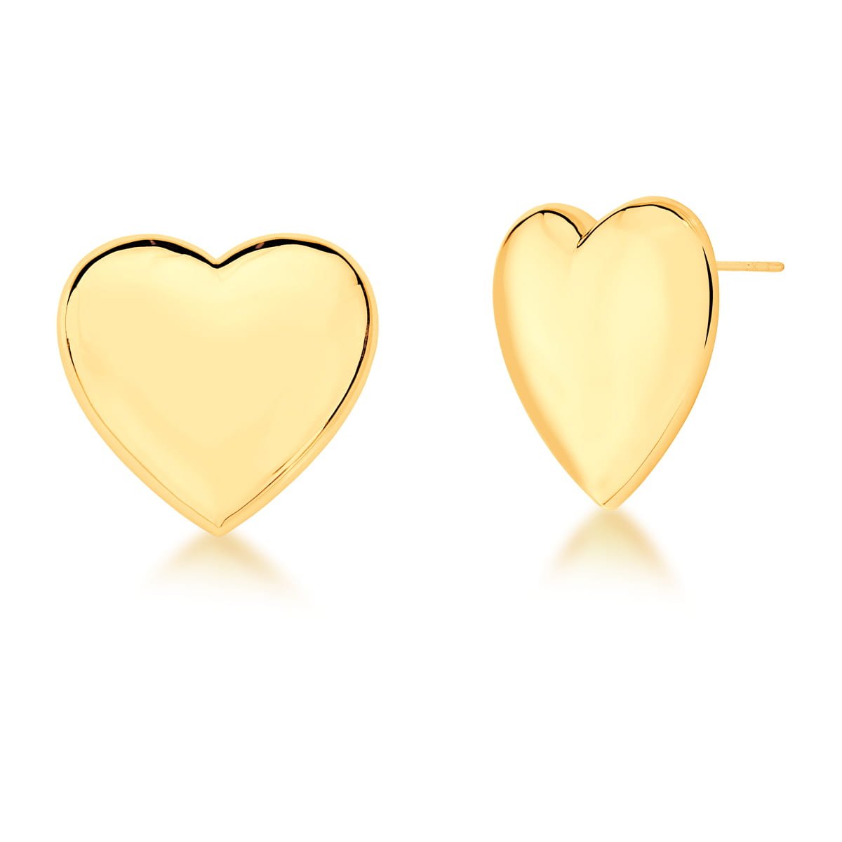 Brinco coracao - Pétala Jóias