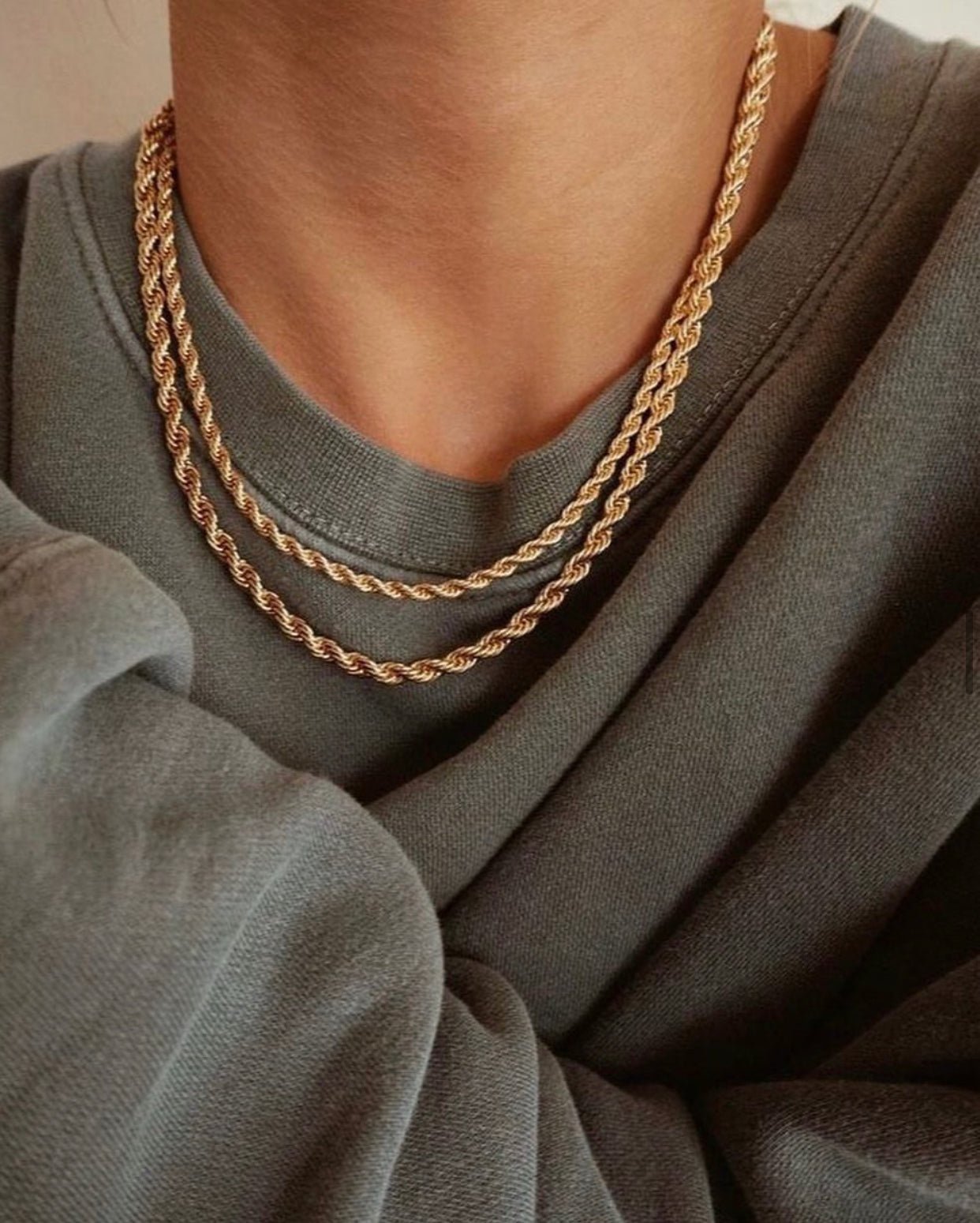 Colar banhado a ouro 18k