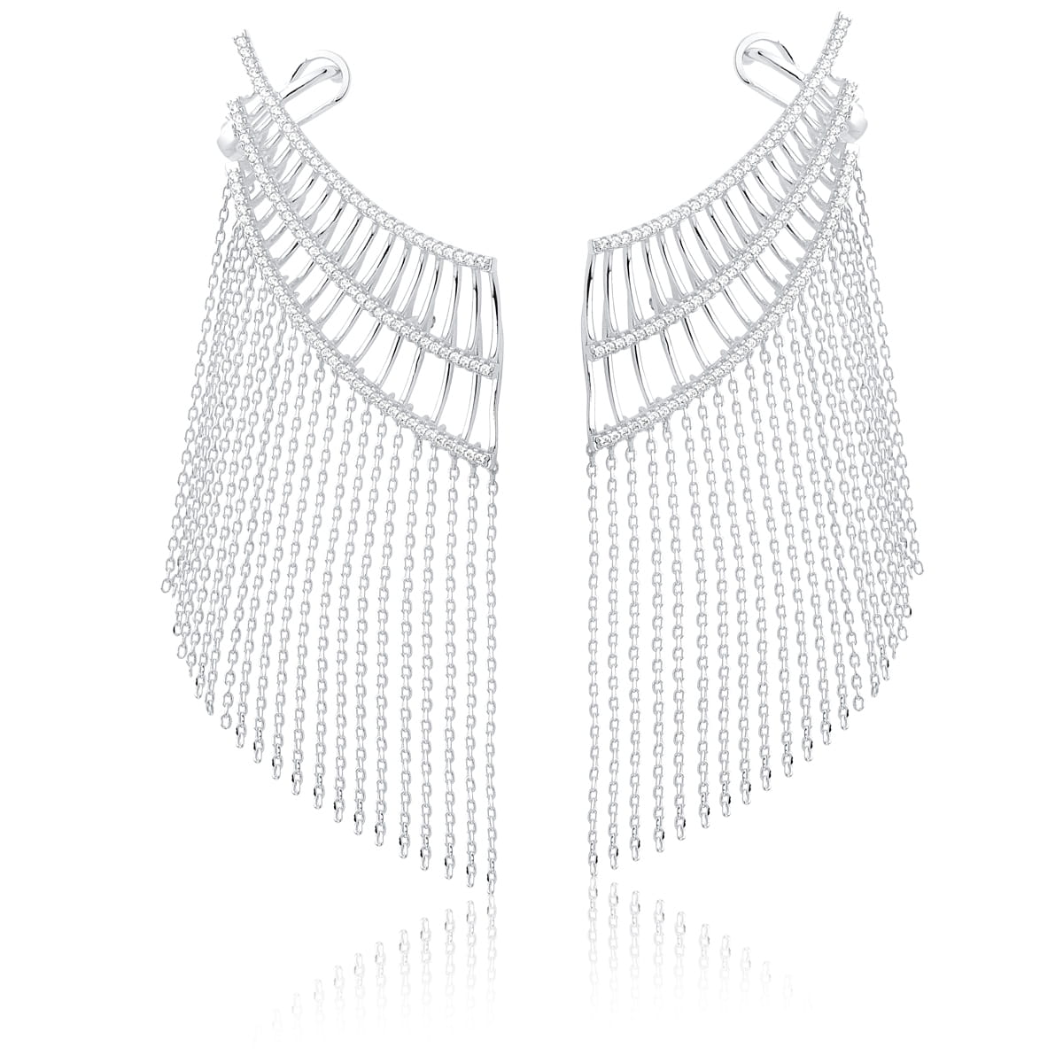 ear cuff corrente - Pétala Jóias