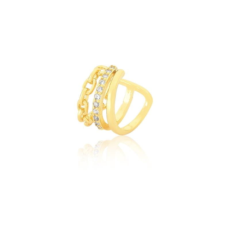 PIERCING CARTIER CRAVEJADO OURO - Pétala Jóias