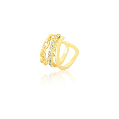 PIERCING CARTIER CRAVEJADO OURO - Pétala Jóias